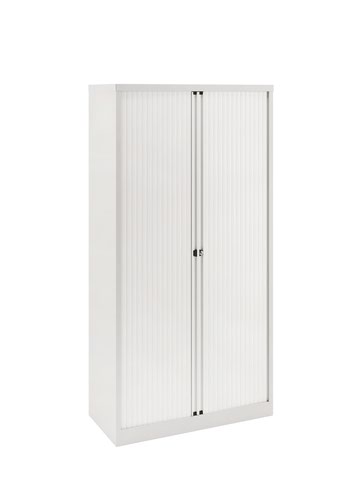 Bisley Essentials Two Door Tambour Unit Supplied Empty
1970mmHx1000mmWx470mmD White