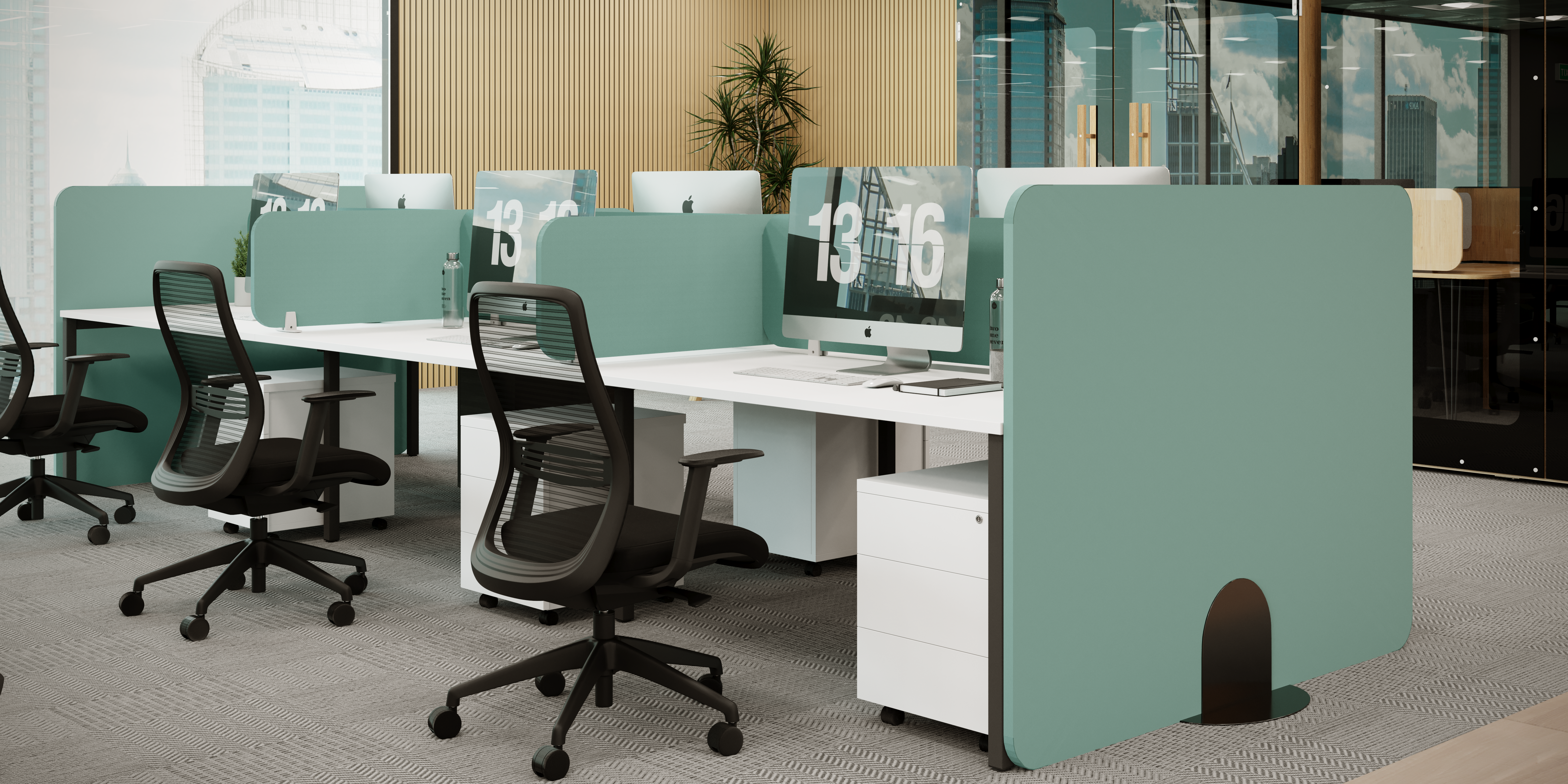 Koala Desk & side Screen 16-12 & 16-4