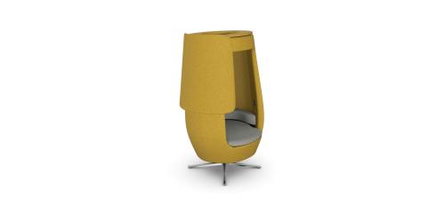 A11 Privacy Lounge Chair with Sliding Door