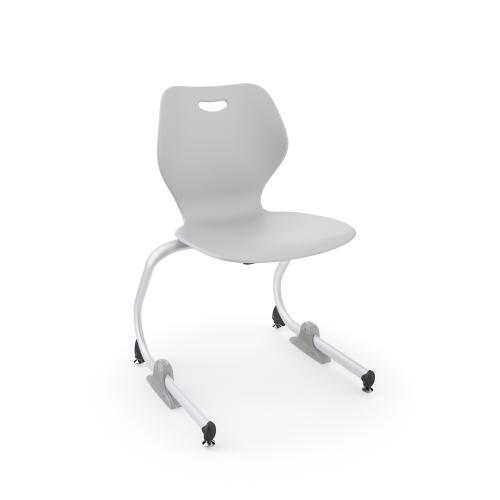 Intellect Wave Large Reverse Cantilever with Rocker Poly Cool Grey